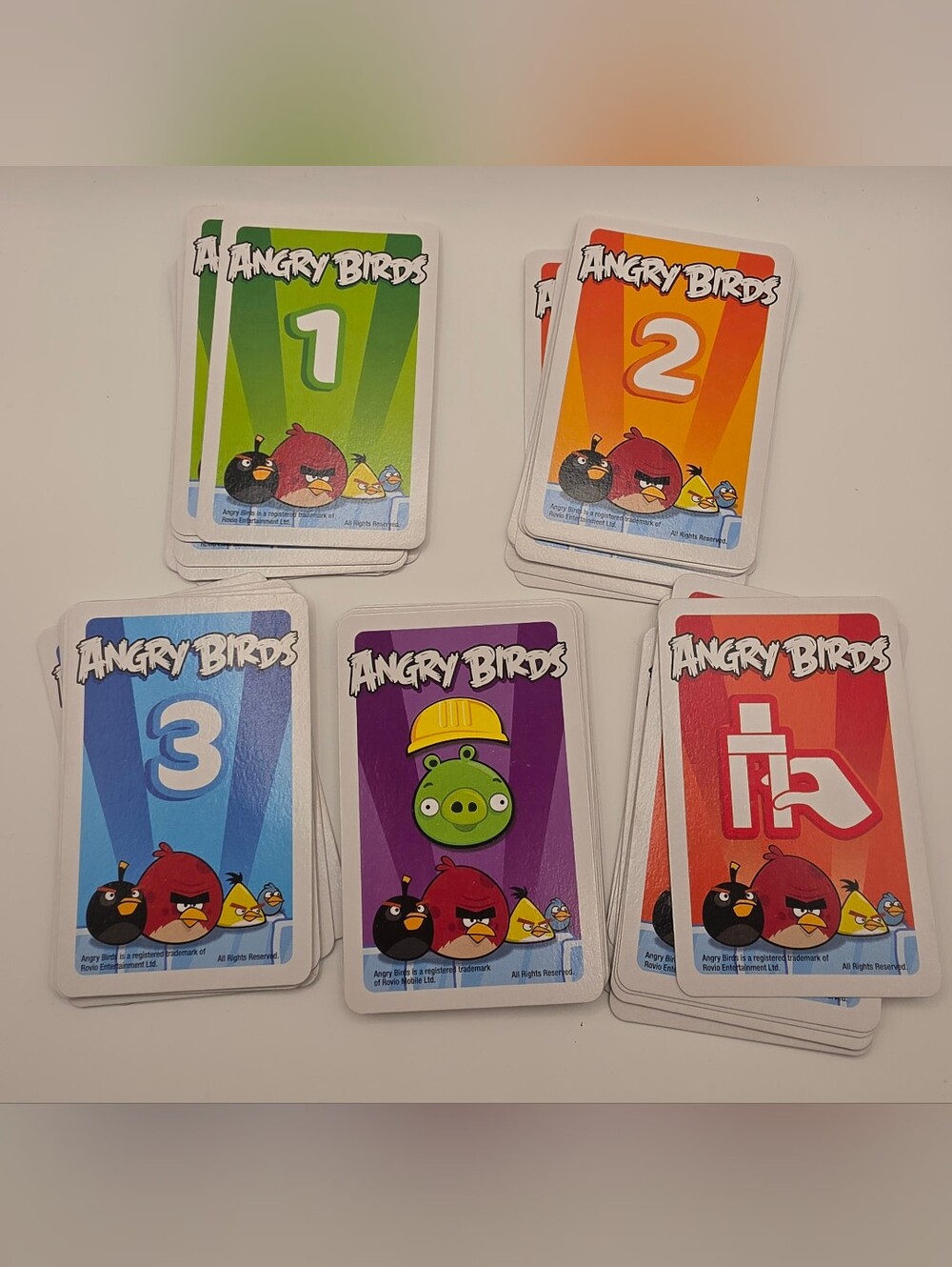 Angry Birds On Thin Ice Game Cards Full Set Replacement Parts